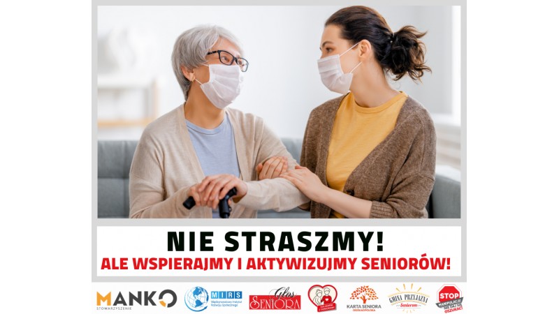 Wsparcie dla seniorów plakat org. 